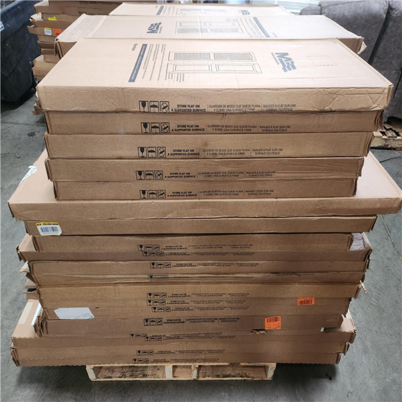 Phoenix Builders Edge Louvered Vinyl Exterior Shutters Pair Pallet (59-Boxes)