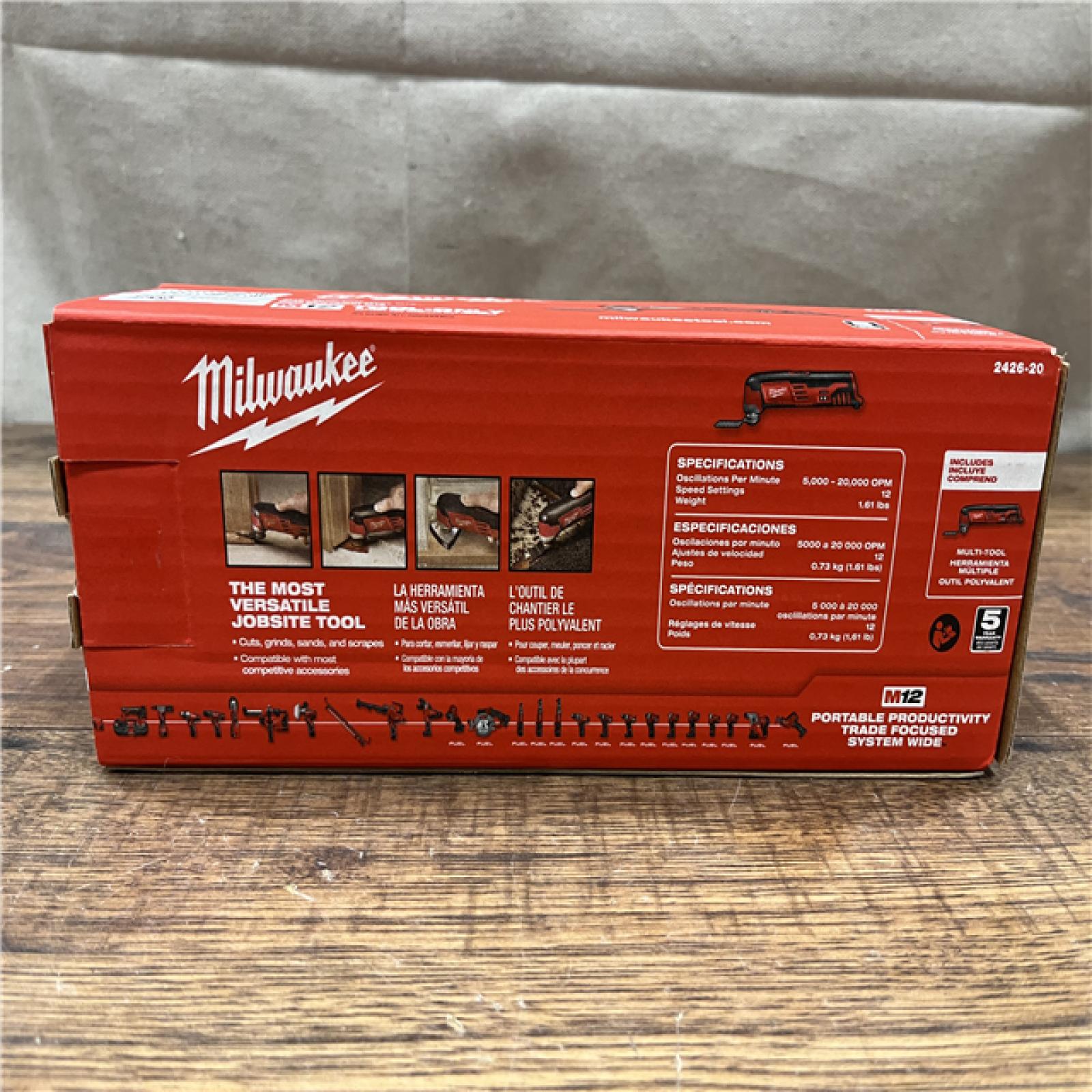 NEW Milwaukee M12 Cordless Multi-Tool