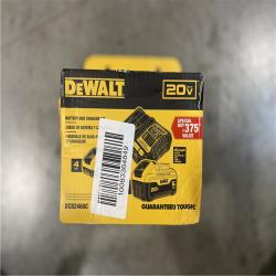 LIKE NEW! DEWALT 20V MAX Lithium-Ion 6.0Ah and 4.0Ah Battery and Charger Starter Kit