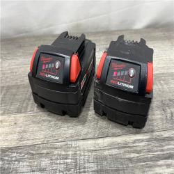 AS-IS Milwaukee 18-Volt Lithium-Ion XC Extended Capacity 5.0 Ah Battery Pack (2-Pack)