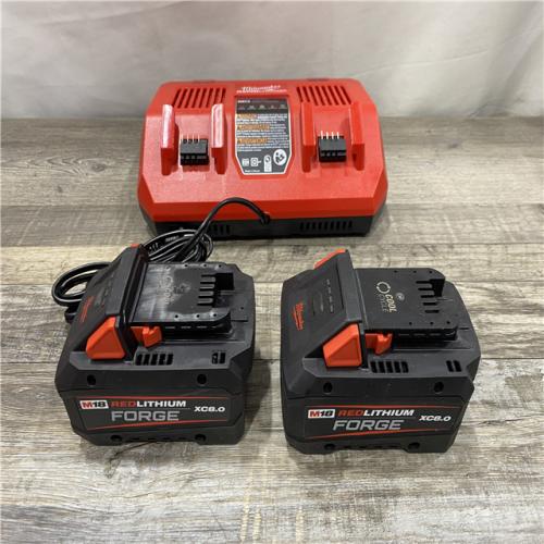 AS-IS Milwaukee 18-Volt Lithium-Ion REDLITHIUM FORGE Starter Kit