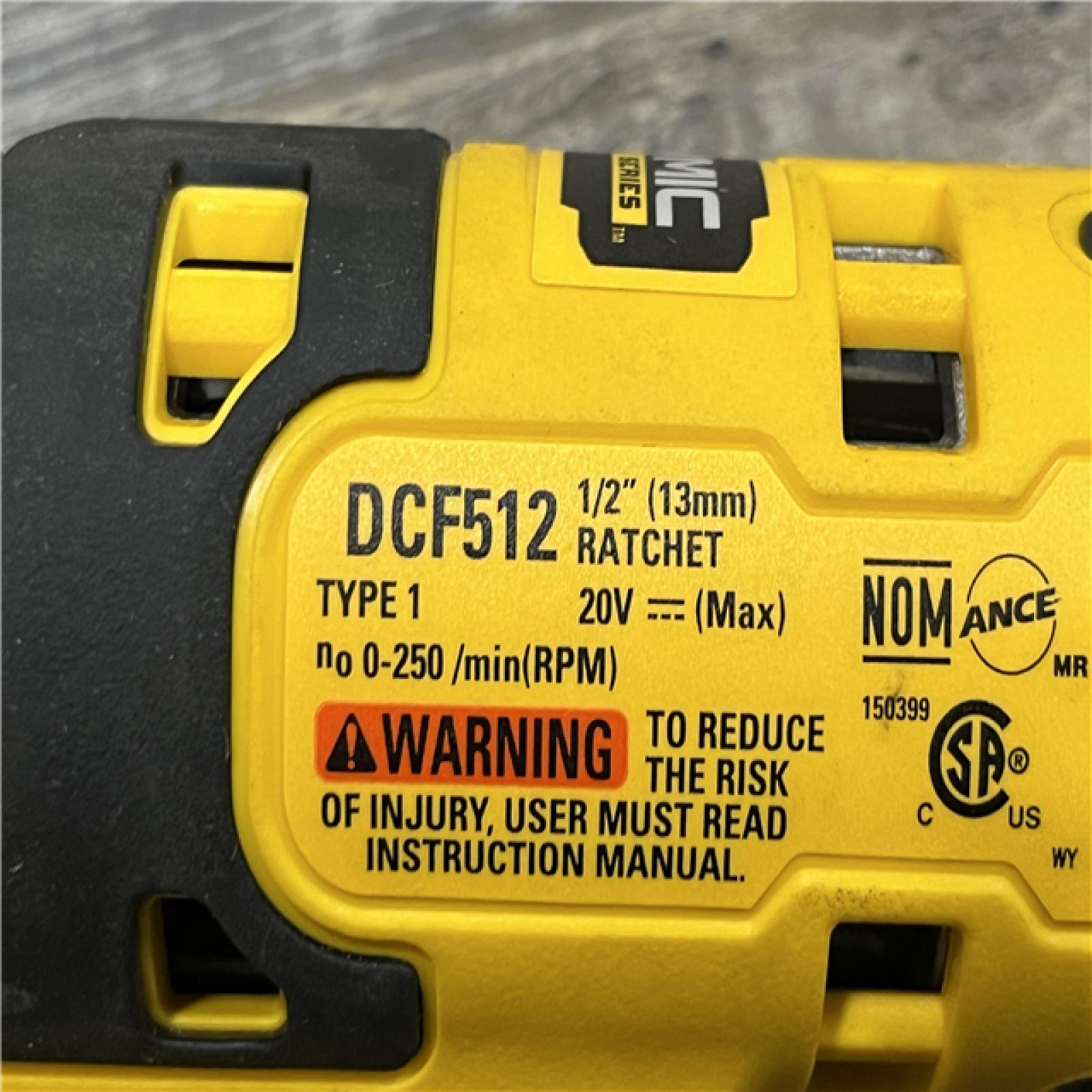 AS-IS DEWALT ATOMIC 20V MAX Cordless 1/2 in. Ratchet (Tool Only)