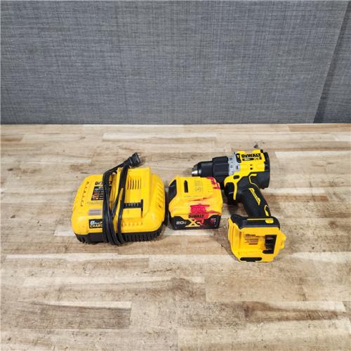 HOUSTON LOCATION - AS - IS DEWALT 20V MAX* XR Brushless Cordless 1/2 in. Hammer Drill/Driver Kit