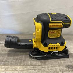AS-IS DEWALT 20V MAX XR Cordless Brushless 1/4 Sheet Variable Speed Sander (Tool Only)
