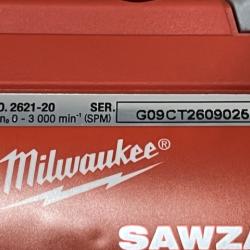AS-IS Milwaukee 18V Lithium-Ion Cordless SAWZALL Reciprocating Saw (Tool-Only)