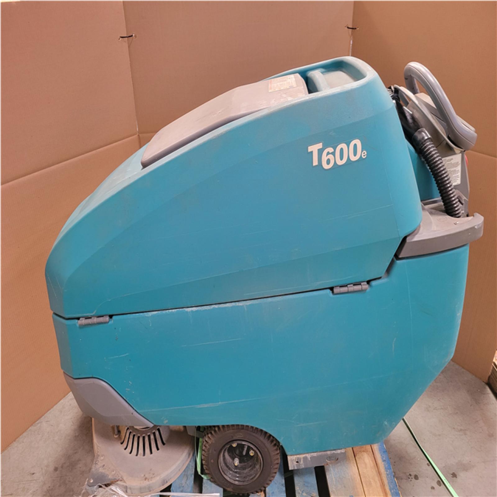 CALIFORNIA AS-IS TENNANT T600E WALK BEHIND FLOOR SCRUBBER