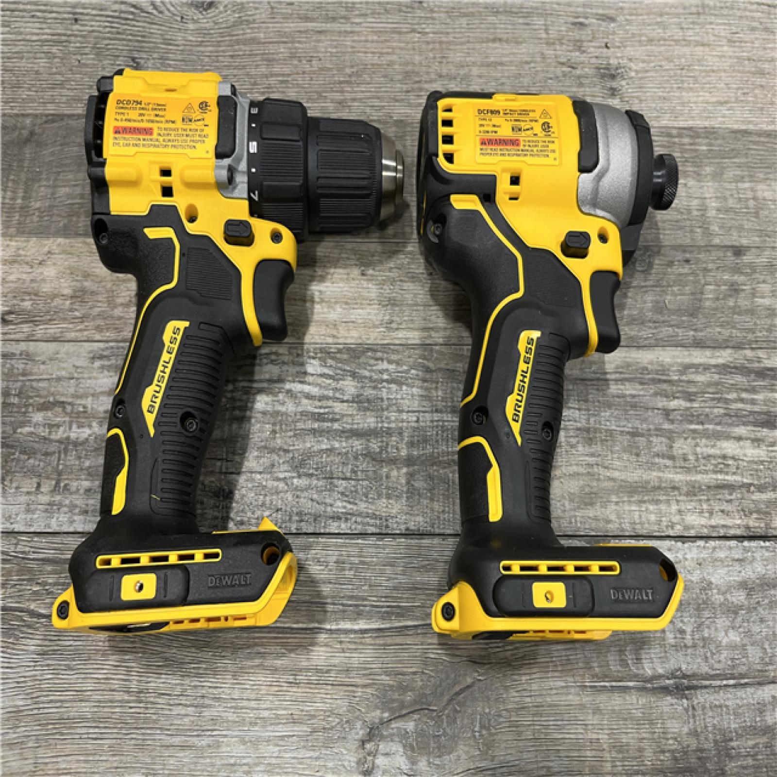 AS-IS DEWALT ATOMIC 20-Volt MAX Lithium-Ion Cordless Combo Kit