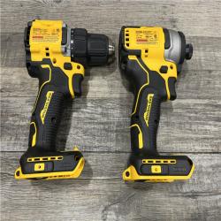 AS-IS DEWALT ATOMIC 20-Volt MAX Lithium-Ion Cordless Combo Kit
