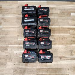 HOUSTON LOCATION - AS-IS MILWAUKEE BATTERY PACK QTY - 10