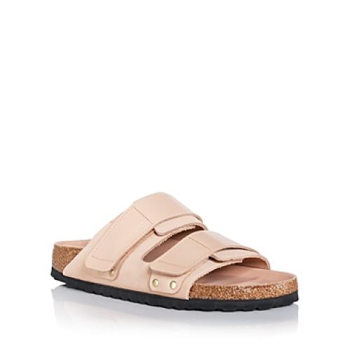 NEW! Birkenstock Women's Double Strap Slide Sandals - Beige -  SZ 6