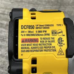 AS-IS DEWALT ATOMIC 20V MAX Lithium-Ion Cordless 1/4 in. Brushless Impact Driver Kit