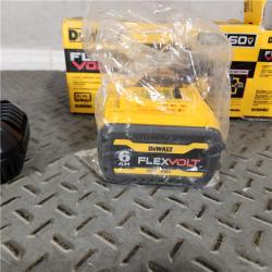 Houston Location - AS-IS Dewalt DCB606C FLEXVOLT 20V/60V MAX Lithium-Ion Battery and Charger Starter Kit (6 Ah) - Appears IN GOOD Condition