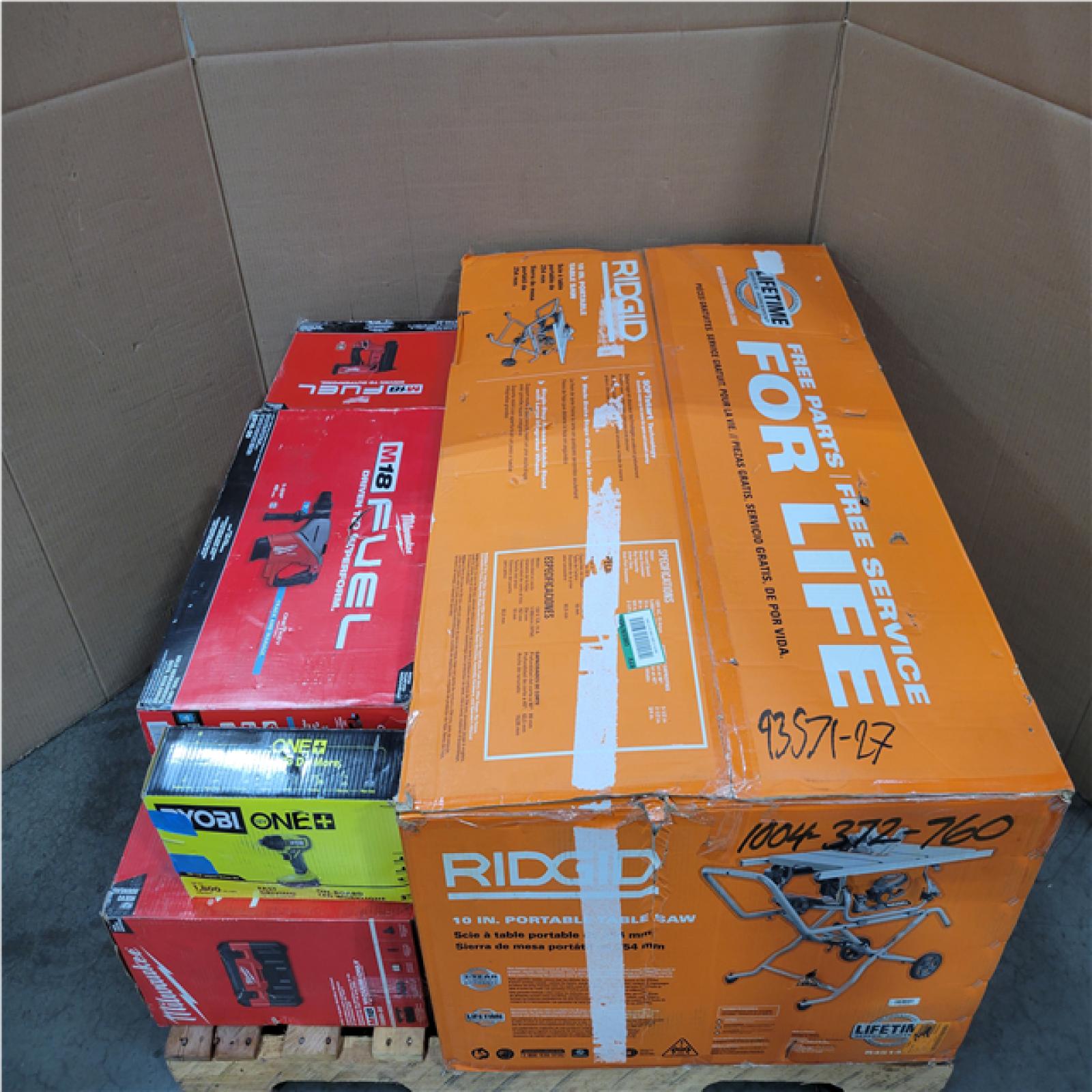 CALIFORNIA AS-IS TOOL PALLET