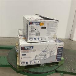 Dallas Location - As-Is  SENIX 21-in Gas Push lawn mower with 140-cc Briggs and Stratton Engine(Lot Of 3)