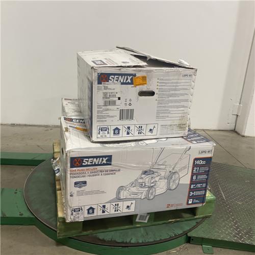 Dallas Location - As-Is  SENIX 21-in Gas Push lawn mower with 140-cc Briggs and Stratton Engine(Lot Of 3)
