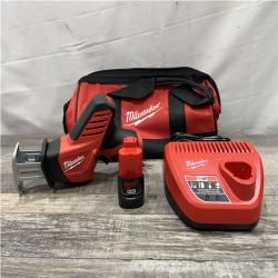 AS-IS Milwaukee 12V Lithium-Ion HACKZALL Cordless Reciprocating Saw Kit