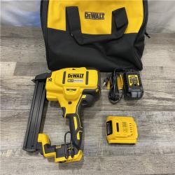 AS-IS DEWALT 20V MAX XR Lithium-Ion Cordless 18-Gauge Narrow Crown Stapler Kit