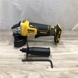 AS-IS DEWALT 20V MAX XR Cordless 4.5 in. Paddle Switch Small Angle Grinder (Tool Only)