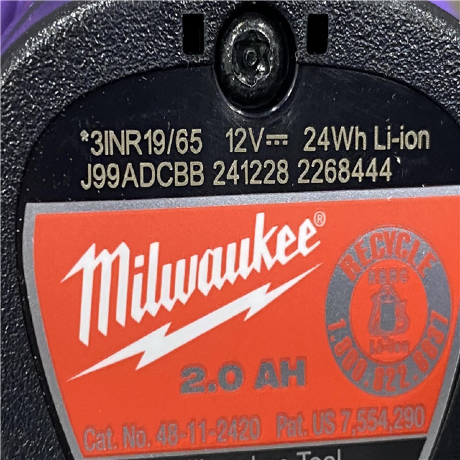 AS-IS Milwaukee FUEL 12-Volt Lithium-Ion Brushless Cordless Hammer Drill and Impact Driver Combo Kit