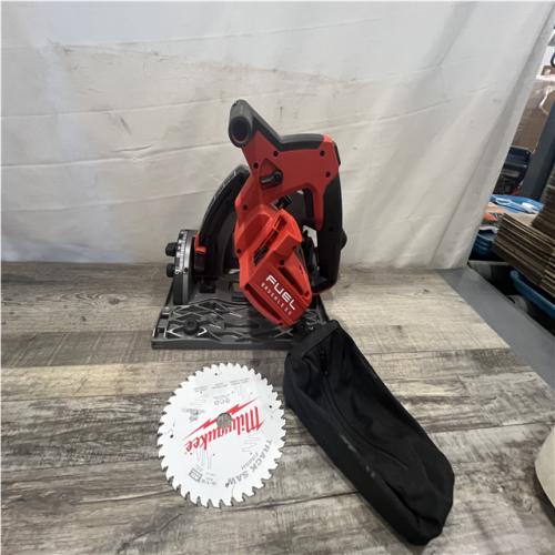 AS-IS Milwaukee FUEL 18V Lithium-Ion Cordless Brushless 6-1/2 in. Plunge Cut Track Saw (Tool-Only)