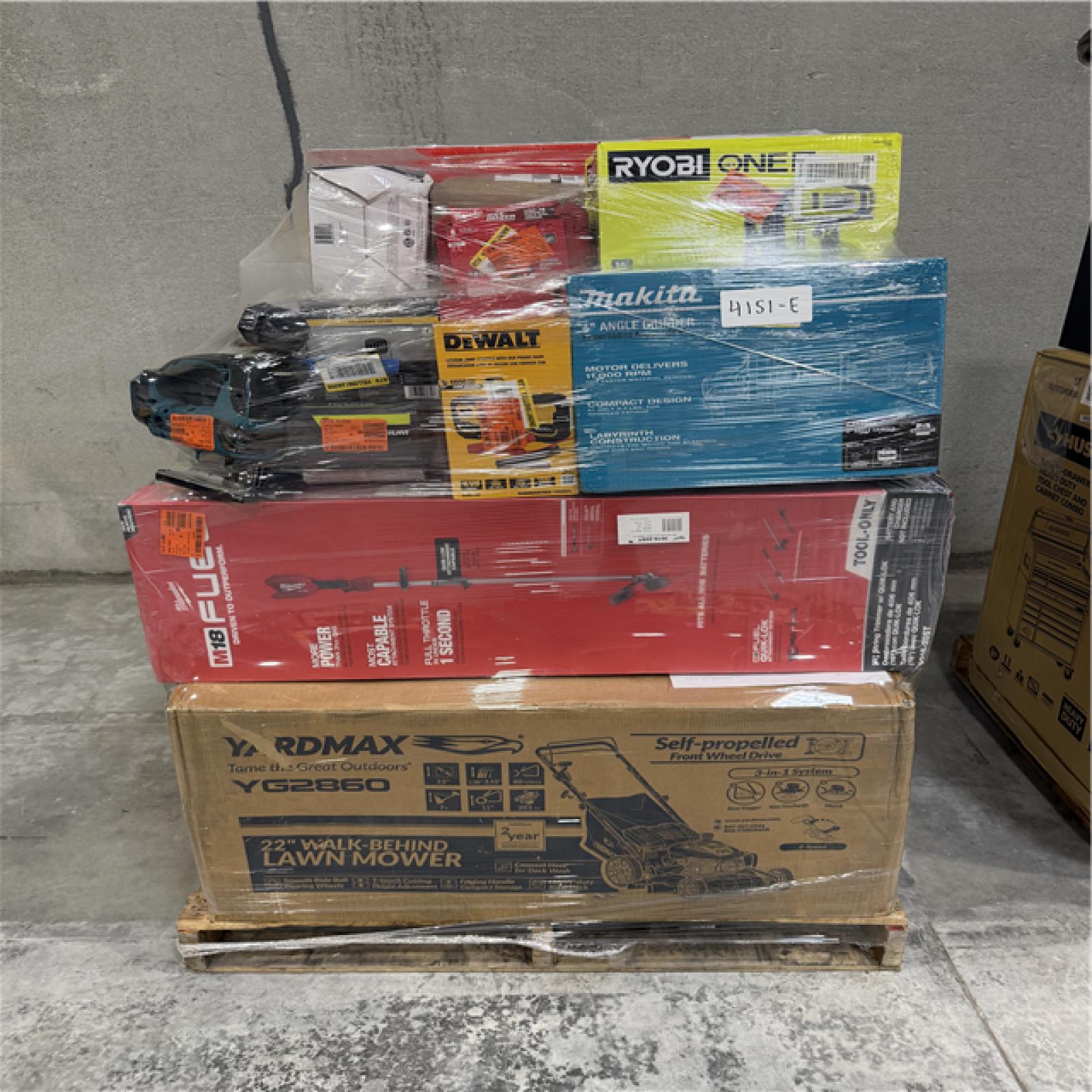 Atlanta Location AS-IS Tools Partial Truckload (4 Pallets) 4151-E
