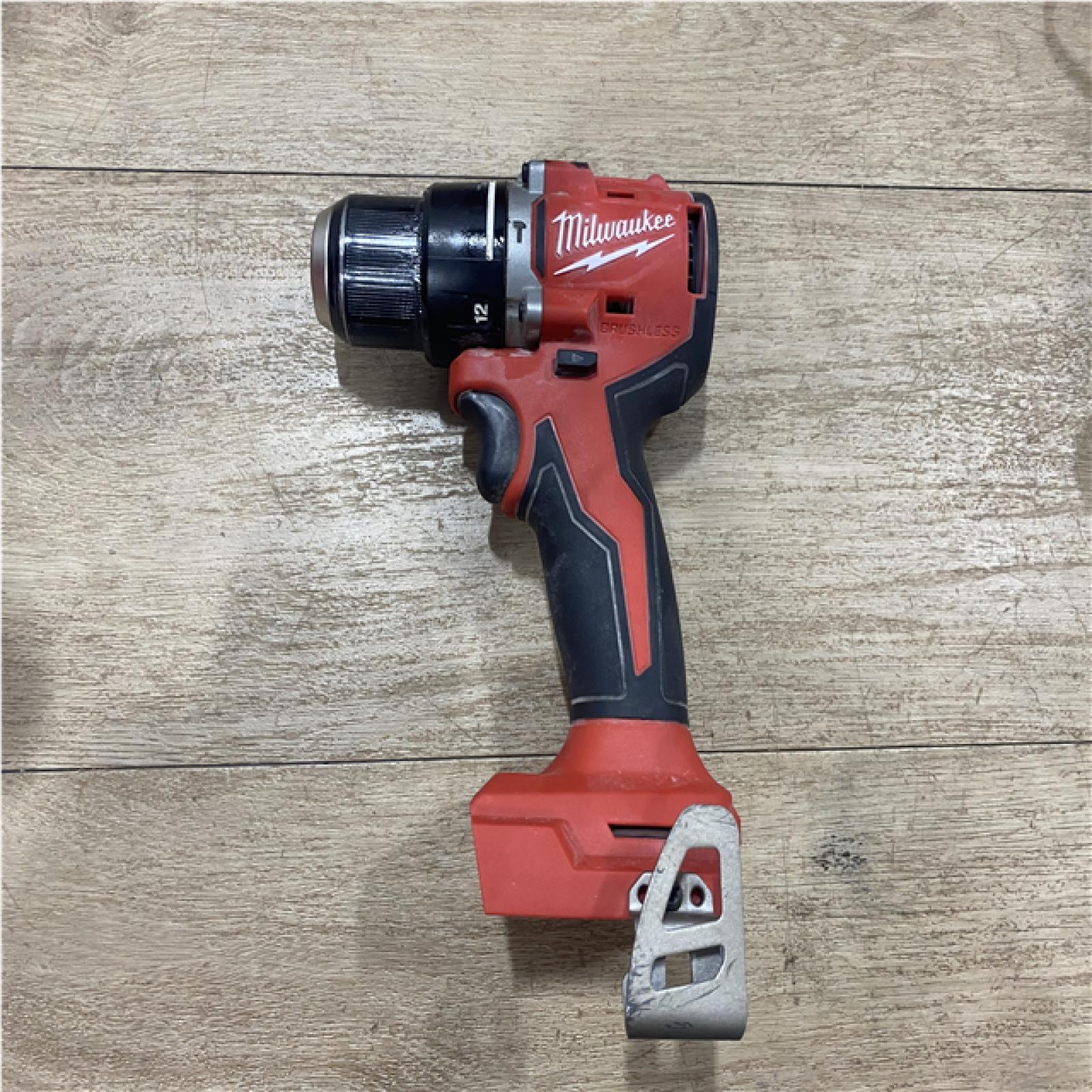 AS-IS Milwaukee 18-Volt Lithium-Ion Brushless Cordless Compact Hammer Drill/Impact Combo Kit