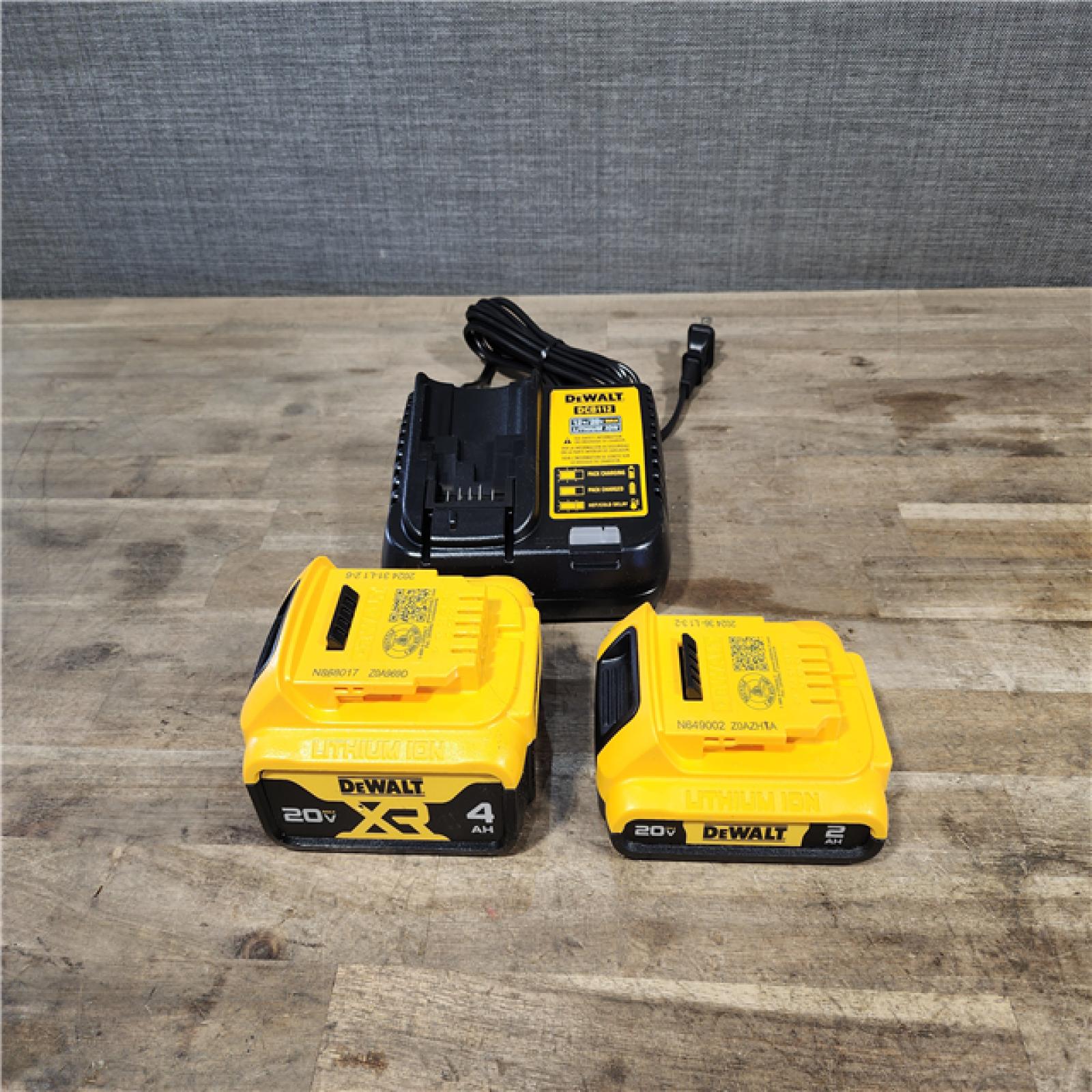 HOUSTON LOCATION - AS-IS DEWALT 2 TOOL COMBO KIT W/ (2) BATTERY & CHARGER