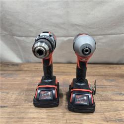 AS-IS Milwaukee 18V Cordless Brushed 2 Tool Drill/Driver and Impact Driver Kit