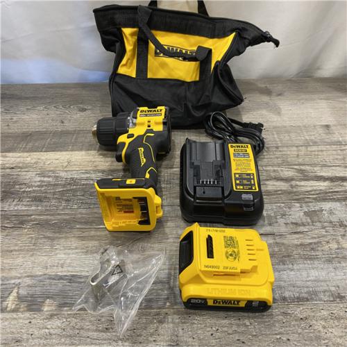 AS-IS DEWALT Atomic 20V Lithium-Ion Cordless Compact 1/2 in. Drill/Driver Kit