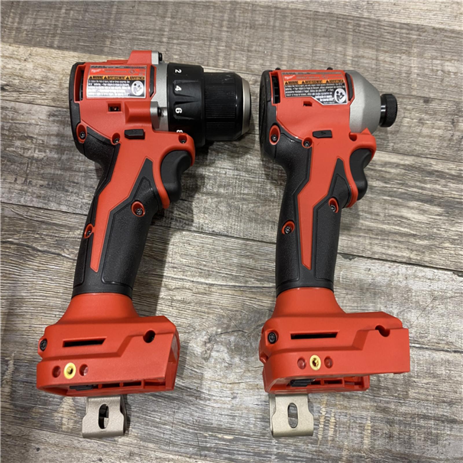 AS-IS Milwaukee 18V Lithium-Ion Brushless Cordless Compact Drill/Impact Combo Kit