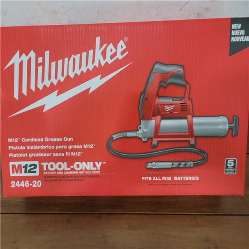 California NEW Milwaukee M12 Cordless Grease Gun (Tool Only)