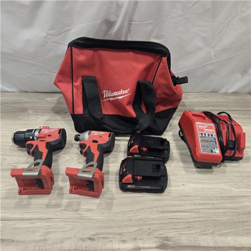AS-IS Milwaukee M18 Compact 2-Tool Combo Kit