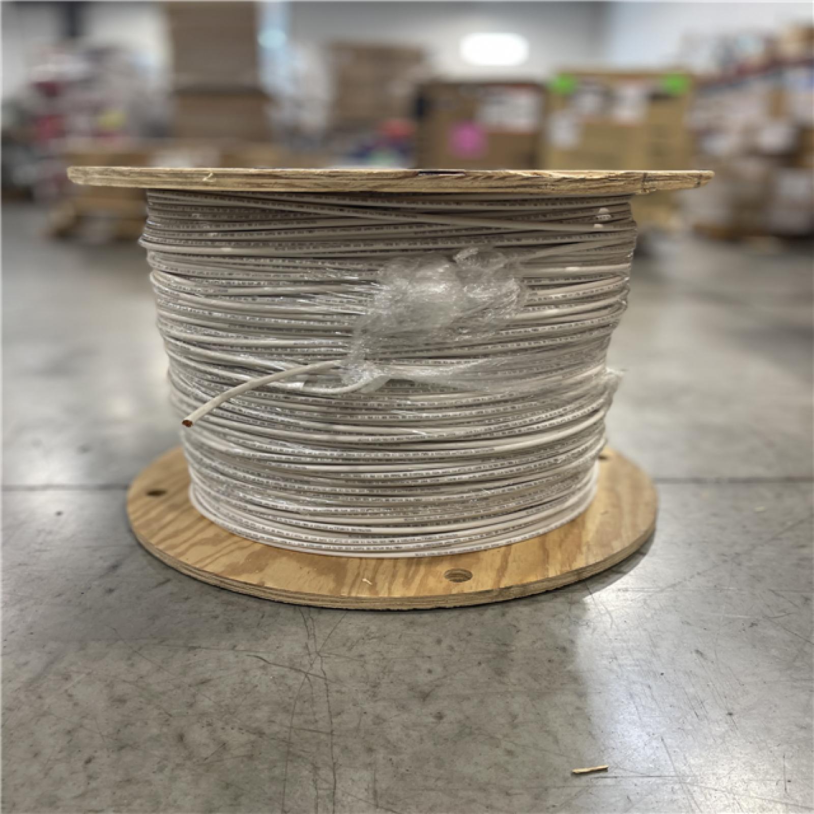 DALLAS LOCATION -  Southwire 2,500 ft. 4 White Stranded CU SIMpull THHN Wire (SEE NOTES)