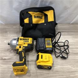 AS-IS Dewalt 20V MAX Lithium-Ion Cordless 1/2 in. Impact Wrench Kit
