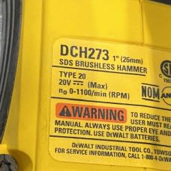 AS-IS DEWALT 20V MAX XR Cordless Brushless 1 in. SDS Plus L-Shape Rotary Hammer (Tool Only)