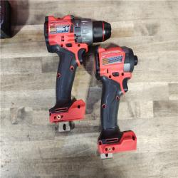 HOUSTON LOCATION - AS-IS (APPEARS LIKE NEW) MILWAUKEE M18 FUEL 18V Lithium-Ion Brushless Cordless Hammer Drill and Impact Driver Combo Kit (2-Tool) with 2 Batteries