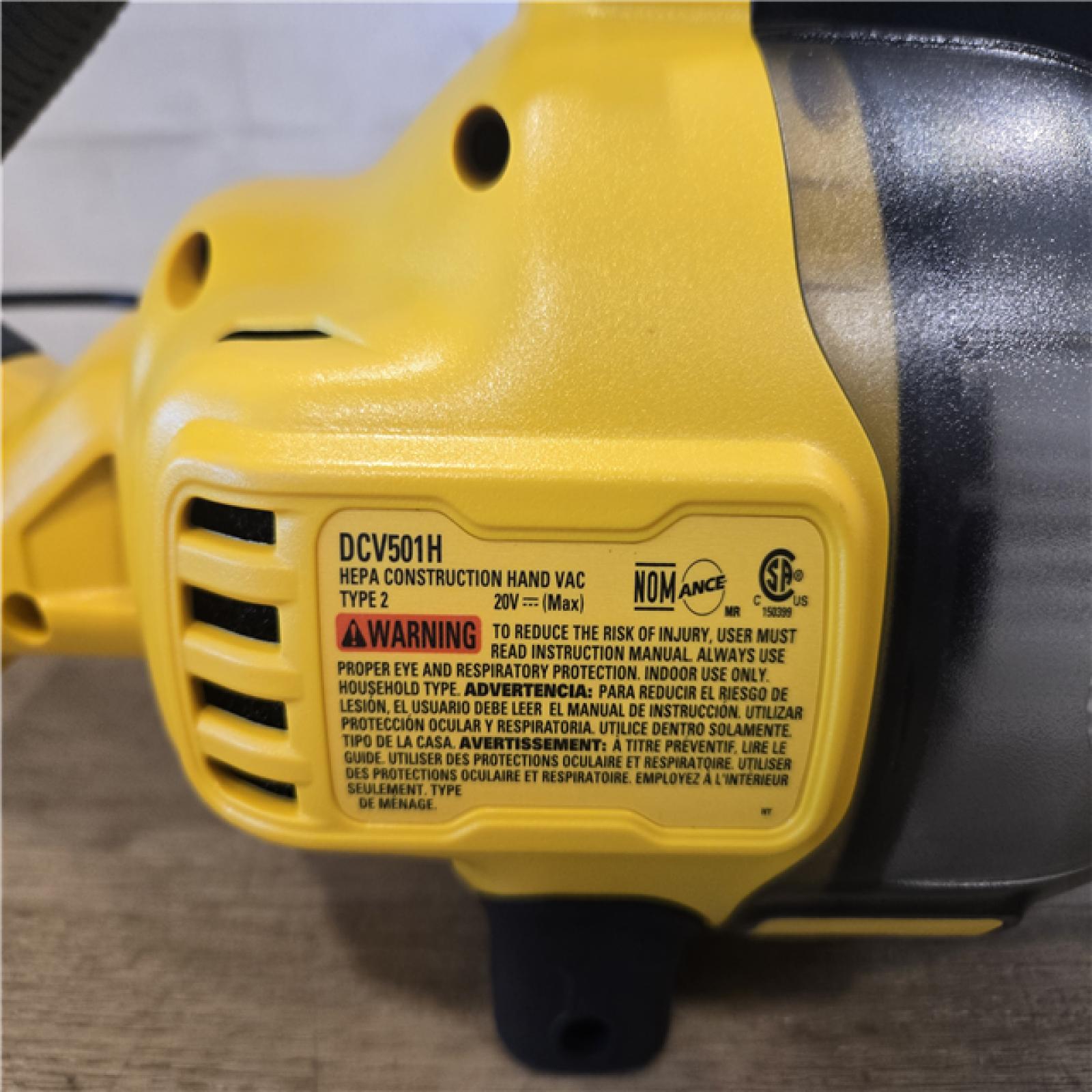 AS-IS DEWALT Bagless 20V MAX Stick Cordless General Dirt Filter Handheld Vacuum (Tool Only)