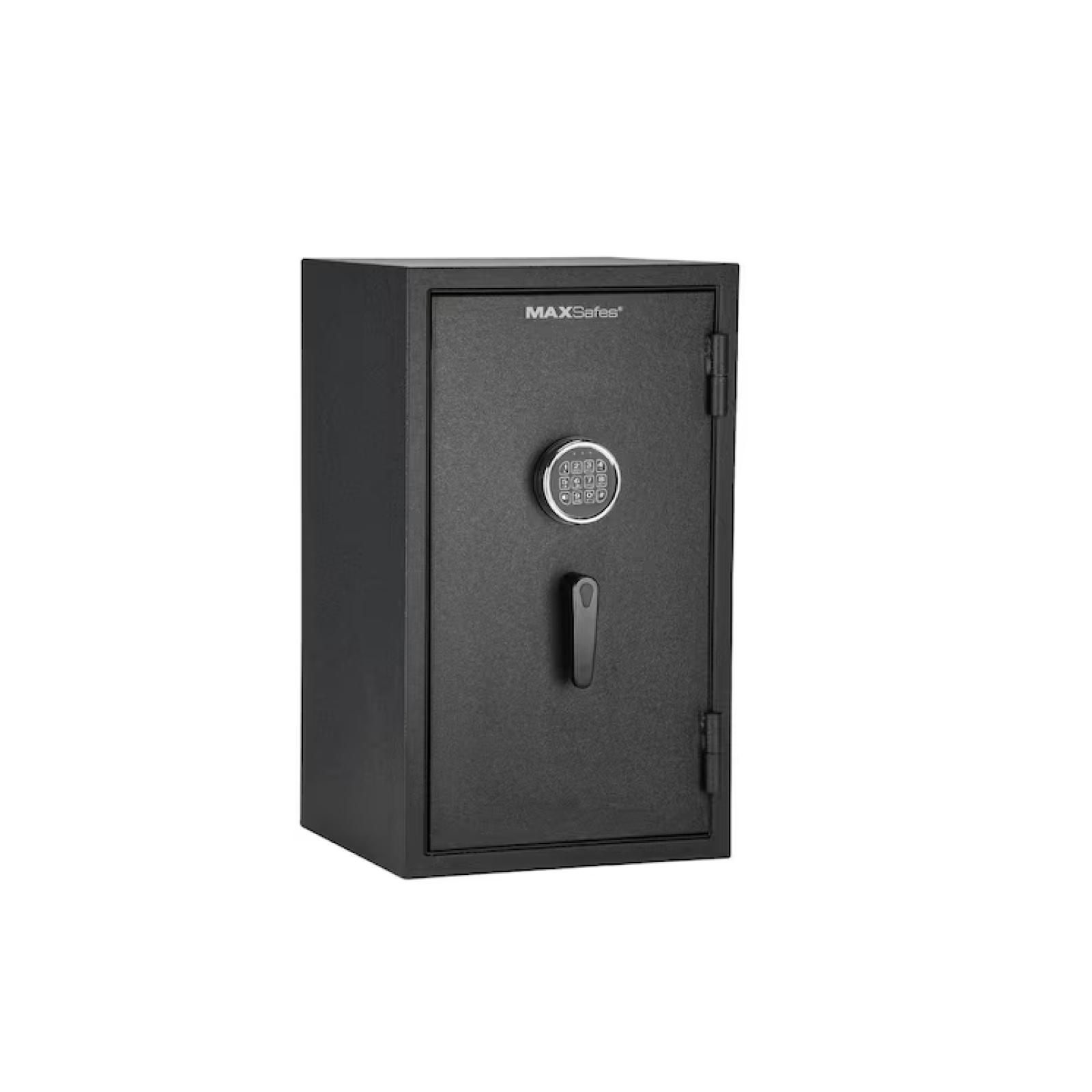 DALLAS LOCATION - MAXSafes 2.0 cu. ft. Fireproof and Waterproof Safe with Electronic Digital Key Pad Access in Black PALLET-(5 UNITS)