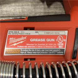 AS-IS Milwaukee 12V Lithium-Ion Cordless Grease Gun (Tool-Only)