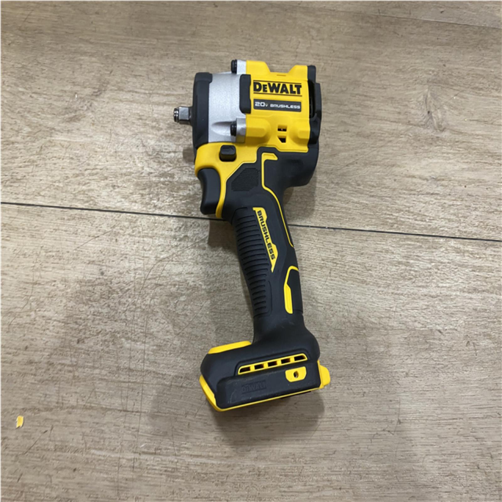 AS-IS DEWALT ATOMIC 20V MAX Cordless Brushless 1/2 in. Variable Speed Impact Wrench (Tool Only)