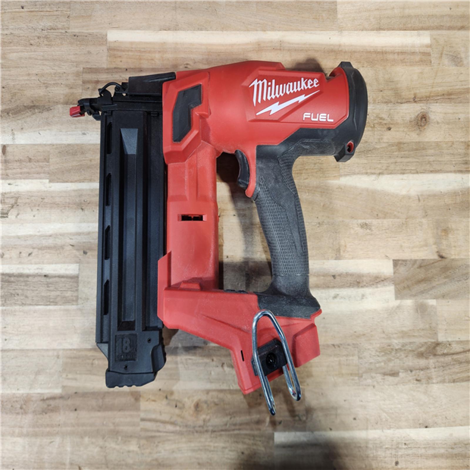 HOUSTON LOCATION - AS-IS Milwaukee  FUEL 18-Volt Lithium-Ion Brushless Cordless Gen II 18-Gauge Brad Nailer (Tool-Only)
