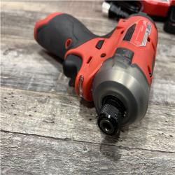 AS-IS Milwaukee FUEL SURGE 12V Lithium-Ion Brushless Cordless 1/4 in. Hex Impact Driver Compact Kit