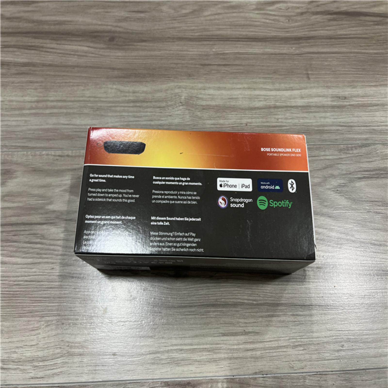 Bose SoundLink Flex Waterproof Bluetooth Wireless Speaker (2nd Gen) - Black