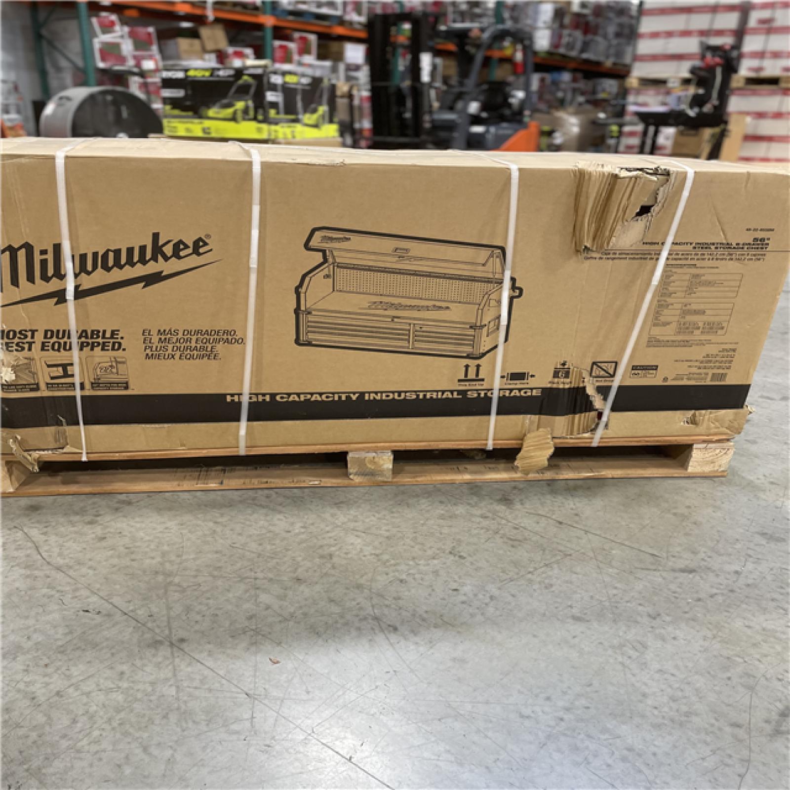 DALLAS LOCATION - MILWAUKEE High Capacity 56 in. W x 22 in. D 8-Drawer Top Tool Chest