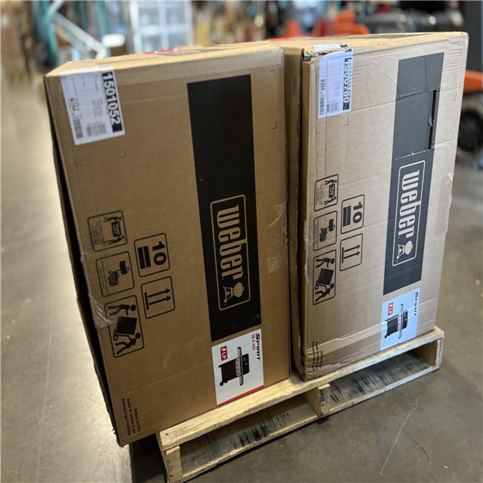 DALLAS LOCATION - WEBER GRILL PALLET -(2 UNITS)