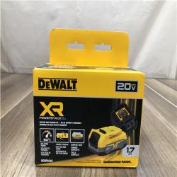 AS-IS DEWALT 20V MAX XR POWERSTACK Lithium-Ion Battery Starter Kit with 1.7Ah Battery and Charger
