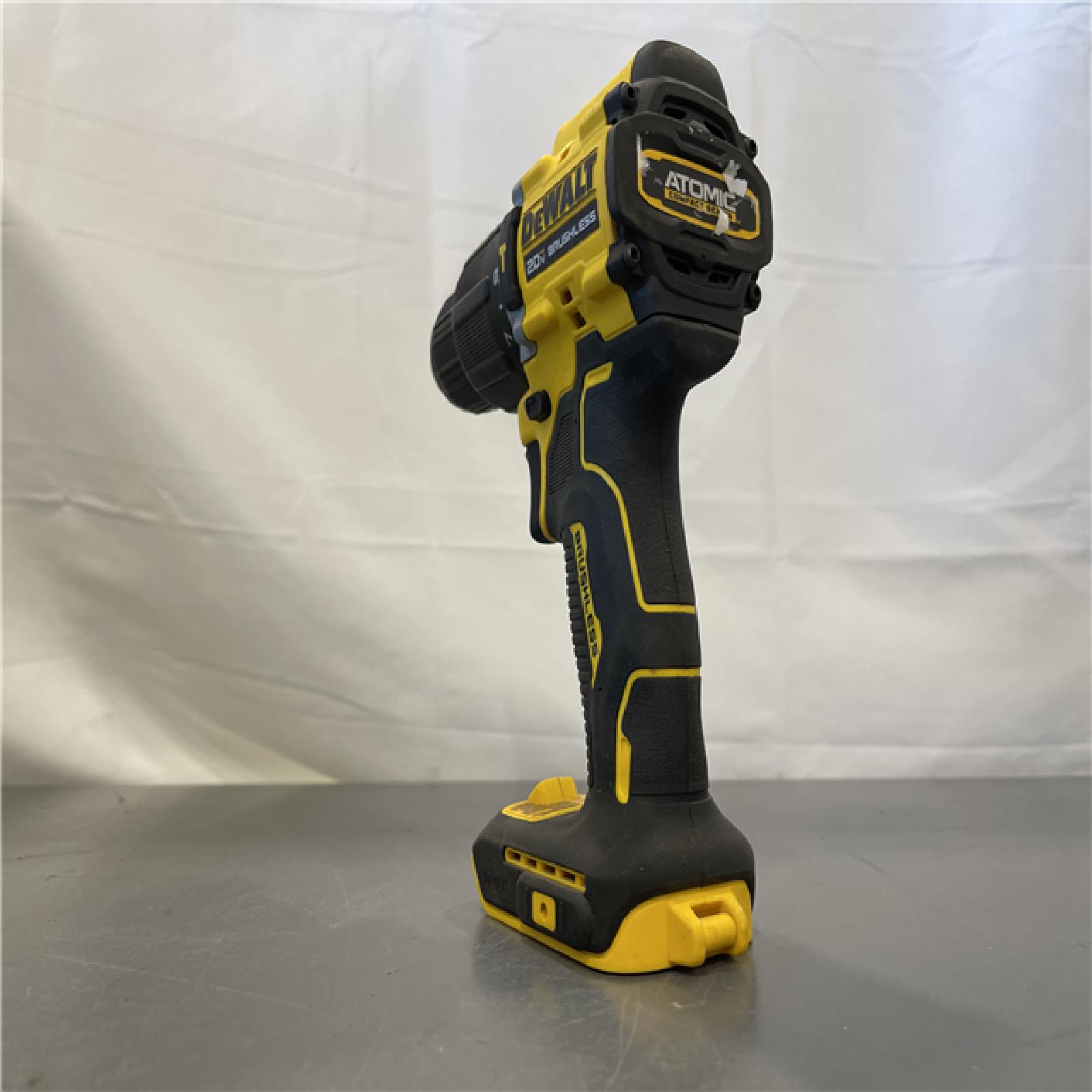 AS-IS - DeWalt 20V MAX Atomic Brushless Cordless Compact 1/2 in Hammer Drill (Tool Only)