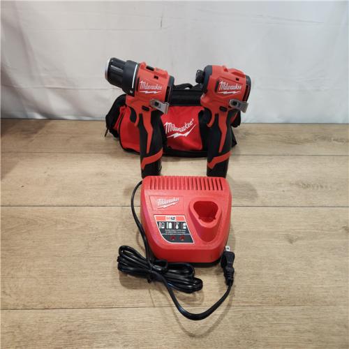 M12 12-Volt Lithium-Ion Brushless Cordless Subcompact Drill and Impact Driver Combo Kit W/2 Batteries and Bag (2-Tool)