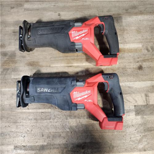 HOUSTON LOCATION - AS-IS (2) Milwaukee M18 Fuel Sawzall Brushless Cordless Reciprocating Saw (TOOL ONLY)