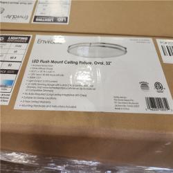 Phoenix NEW Enviolite LED CCT Flush Mount Ceiling Fixture Oval 32 Pallet (24-Lights)